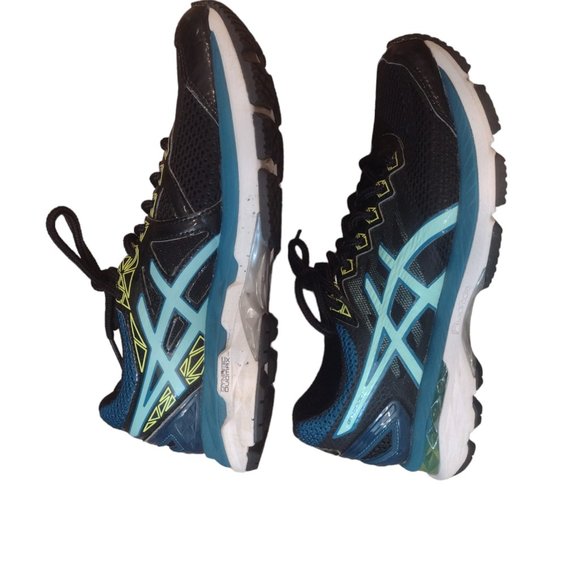 Asics GT2000 4 Women's Running Shoes Dynamic Duomax Athletic Black/Teal Size 6.5 - Picture 10 of 11